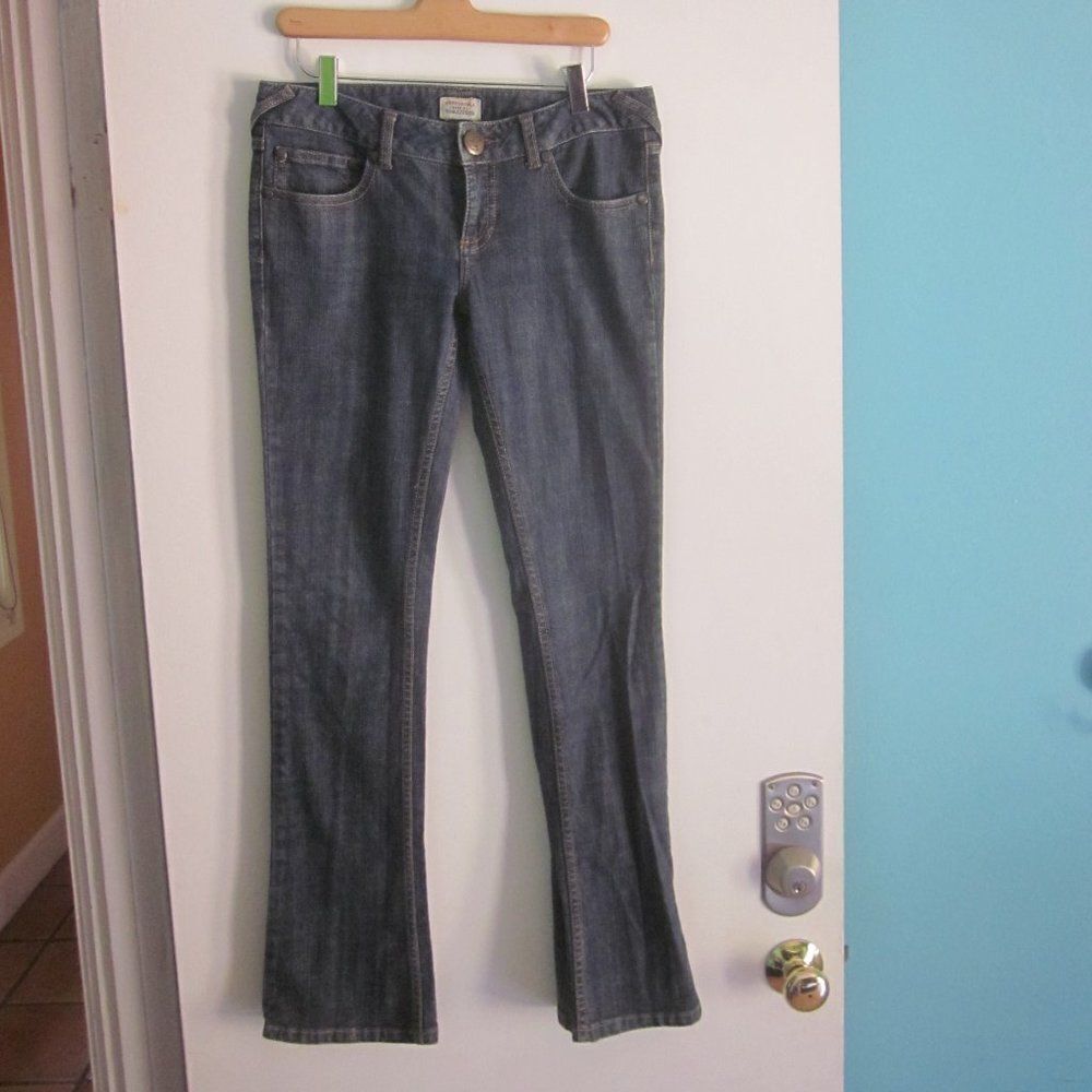 Free People Denim Vintage 90's Low Rise Boot Cut Jeans Womens Size 28